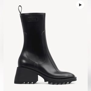 Chloe Black Betty Rain Boot